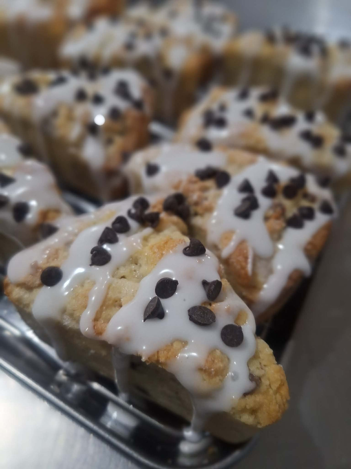 Chocolate Chip Sourdough Scones
