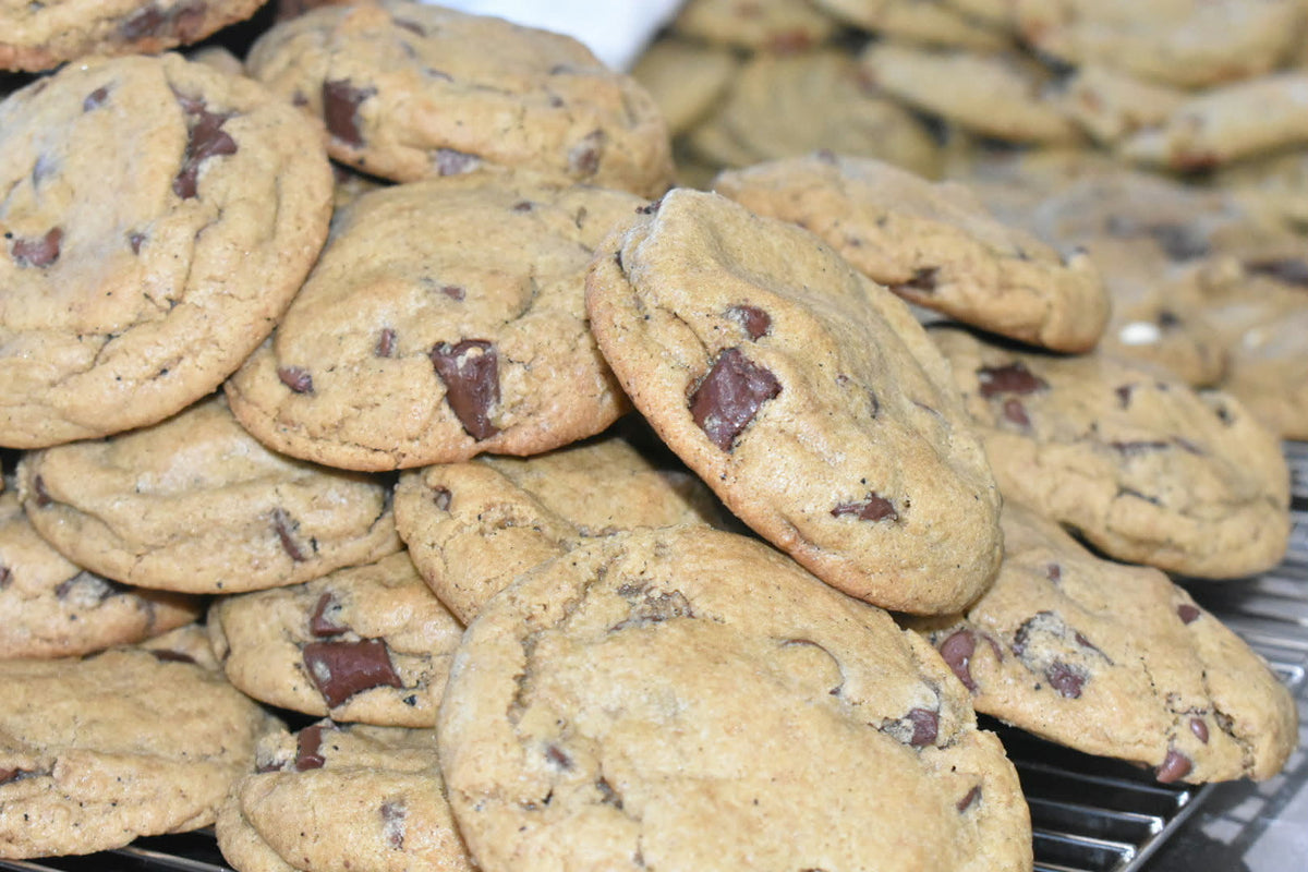 Browned Butter Sourdough Chocolate Chip Cookies